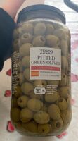 Pintted green olives