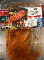 Sweet chilli lime salmon