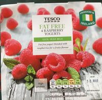 Fat Free 4 Raspberry Yogurts
