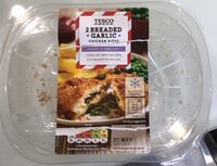 Breaded garlic chicken kievs