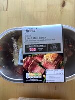 2 Beef Mini Joint with mustard & horseradish butter melt