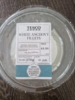 Tesco white anchovy fillets