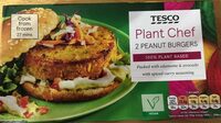 Tesco Plant Chef Peanut Burgers