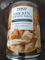 Chicken in white sauce