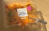 Hand prepared Arrabbiata Chicken Pasta Salad