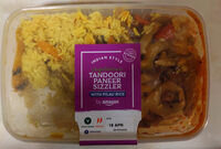 Tandoori paneer sizzler