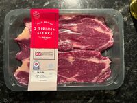 2 Sirloin steaks