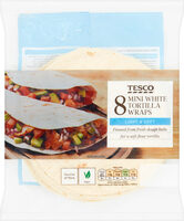 Mini White Tortilla Wraps
