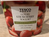 Tesco luxury strawberry yogurt