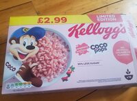 Coco pops strawberry & White choc