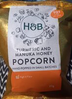 Turmeric and Manuka Honey Popcorn