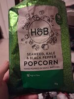 Seaweed, Kale & Black Pepper Popcorn
