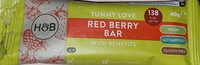 Tummy Love Red Berry Bar "With Benefits"