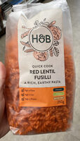 Quick Cooks Red Lentil Fusili