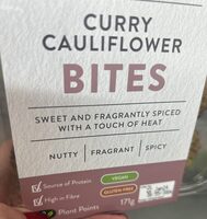 Curry cauliflower bites
