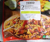 Steam bags Mexican inspired rice and vegetables