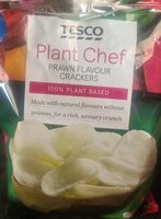 Tesco Plant Chef Prawn Flavour Crackers