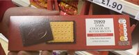 Dark chocolate butter biscuits