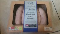 4 Signature Pork Sausages