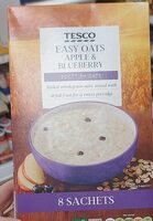Easy oats apple and blueberry