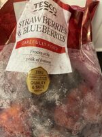 Tesco Strawberry And Blueberries