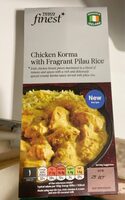Chicken Korma with Fragant Pilau Rice