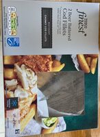 2 Beer Battered Cod Fillets