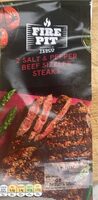 FIRE PIT Exclusively TESCO 2 SALT & PEPPER BEEF ST