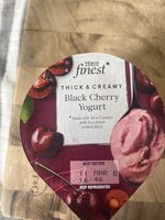 Tesco Finest Black Cherry Yoghurt