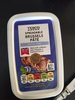 Tesco Spreadable Brussels Pâté British Pork Britis