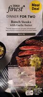 Ranch Steaks with Garlic Butter