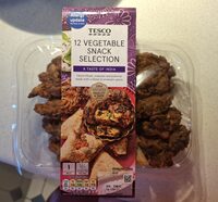 12 Vegetable Snack Selection