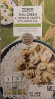 Thai Green Chicken Curry With Jasmine Rice
