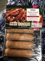 Plant Chef 6 Red Pepper and Bean Bangers
