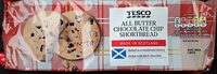 All butter chocolate chip shortbread
