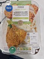 Mango & Lime Roast Chicken Burger Fillets