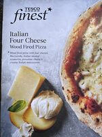 Tesco finest Italian four cheese pizza