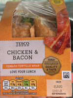 Chicken & Bacon Tomato Tortilla Wrap