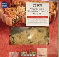 Vegetable and Sundried Tomato Quiche