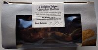 Belgian Triple Chocolate Muffins