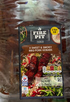 4 Sweet & smoky BBQ pork kebabs