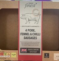 Pork, Fennel & Chilli Sausages