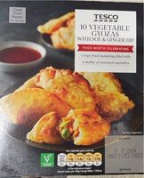 10 vegetable gyozas