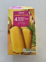 Valencia Orange Juice Lollies