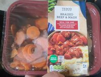 High In Protein Tesco Braised Beef & Mash Meal For