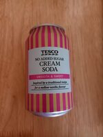 No added sugar Cream Soda