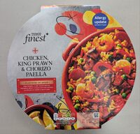 Chicken, King prawn & Chorizo Paella