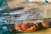 Tesco finest seeded sourdough sandwich loaf