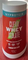Clear whey isolate