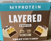 Layered bar Cookie Crumble
